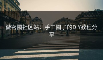 微密圈社区站：手工圈子的DIY教程分享